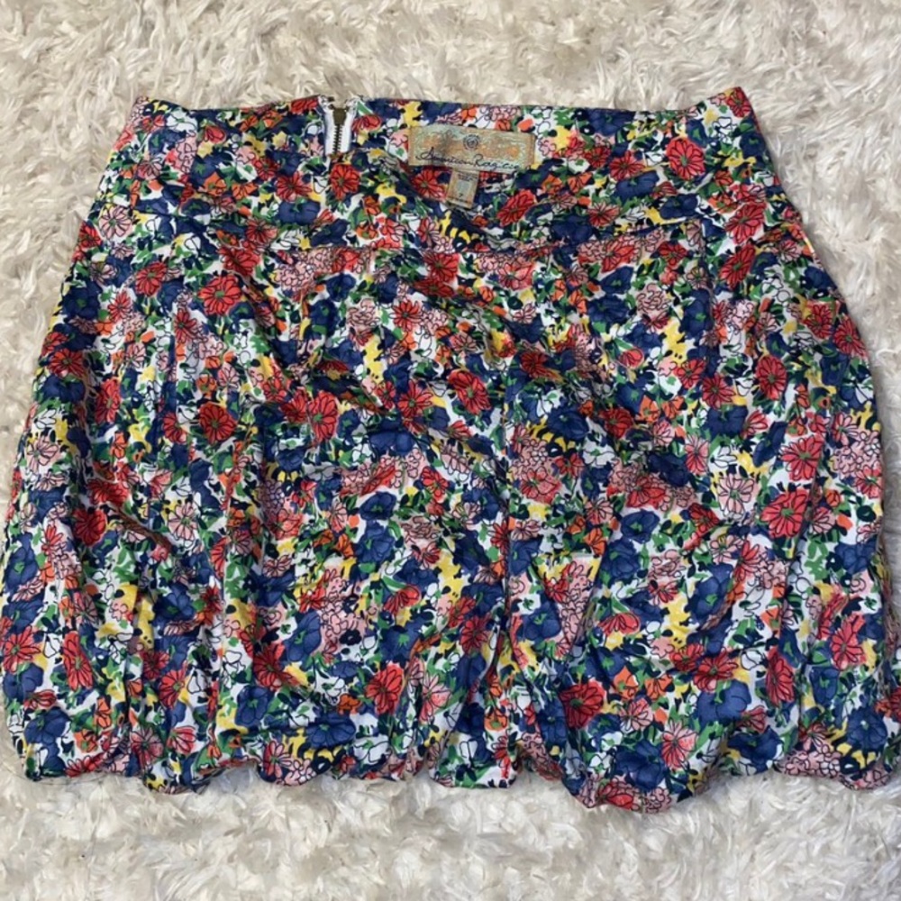 floral skirt